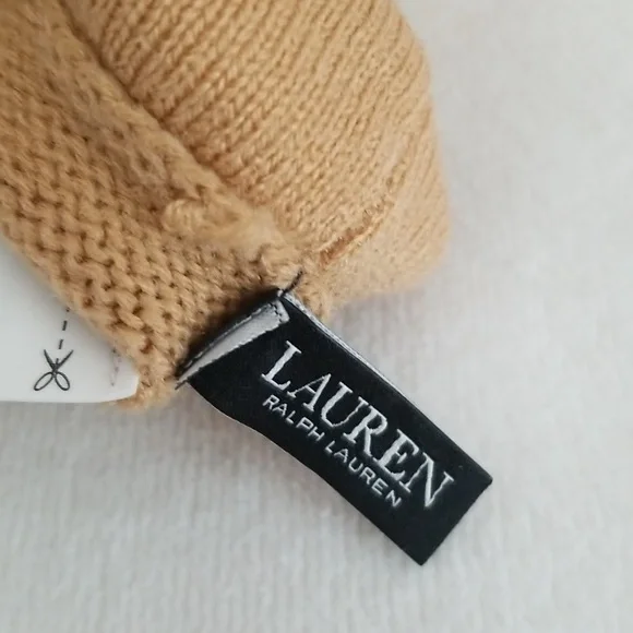 New Ralph Lauren Intarsia Logo Tech Glove - Picture 7 of 8